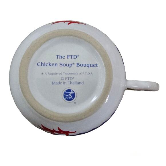 Chicken Soup For the Soul 16 OUNCE FTD BOUGUET MUG BOWL MULTICOLOR HANDLED - Picture 6 of 8